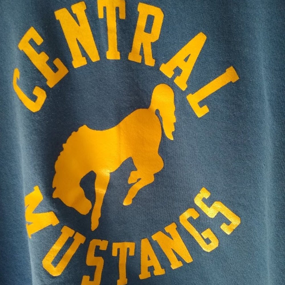Vintage Crew Neck Sweatshirt Central Mustangs - Picture 3 of 6